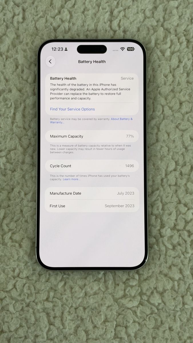Apple Handys / Smartphones: AB 1Fr, iPhone 15 Pro Max, White Titanium, 256GB – Gebraucht aus Winterthur von Kevin.Prandini 1