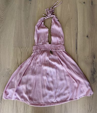 Boho Ibiza Neckholder Top/Kleid/Babydoll Gr XS/S rosa