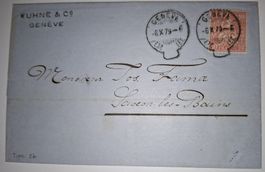 Sackstempel Sitzende Helvetia Nr. 31 
