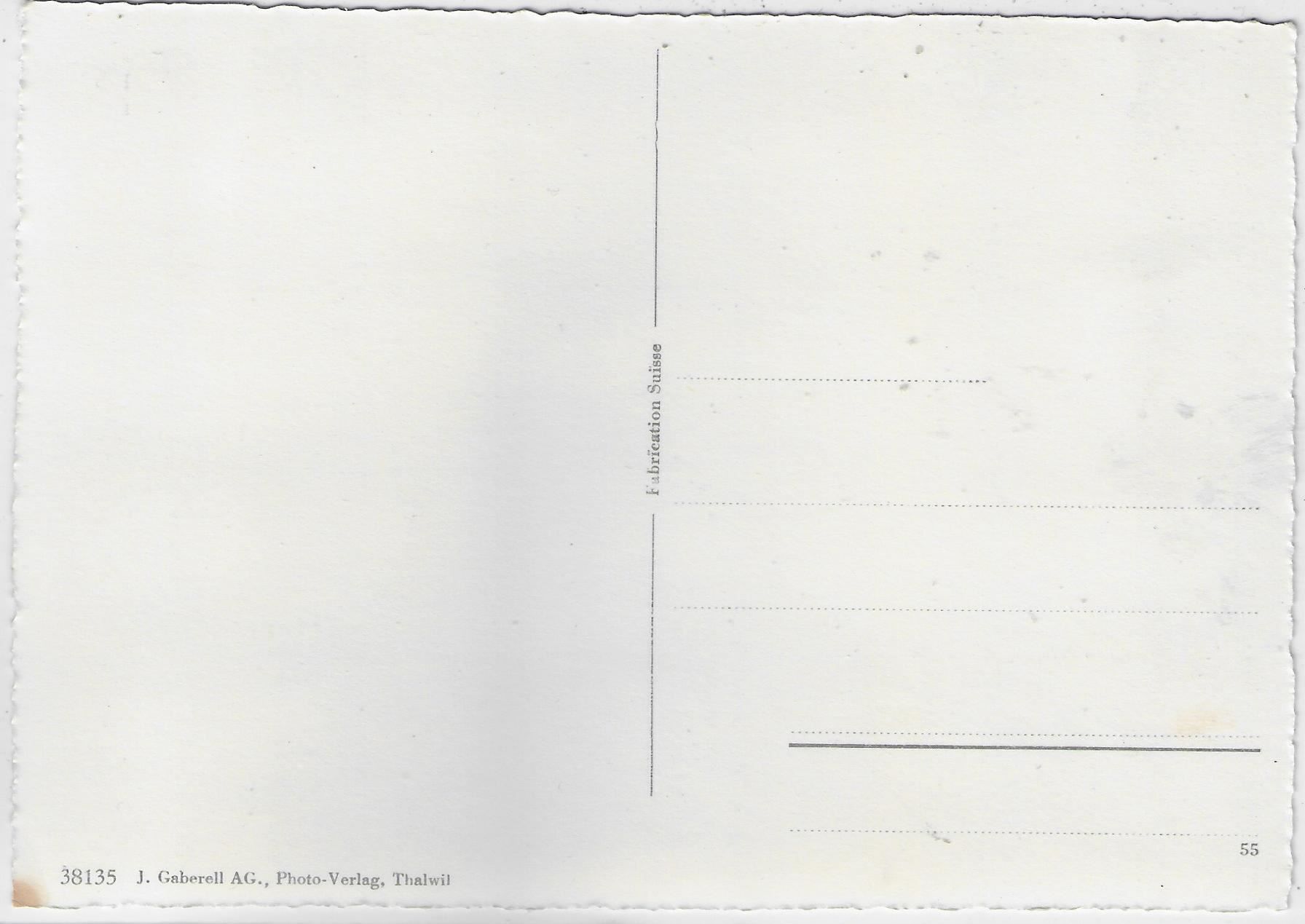 Cartoline postali: Hüttensee gegen Zürich – Usato da Ettingen venduto da Kartenplanet 1