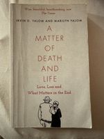 Buch A Matter of Death and Life Yalom guter Zustand