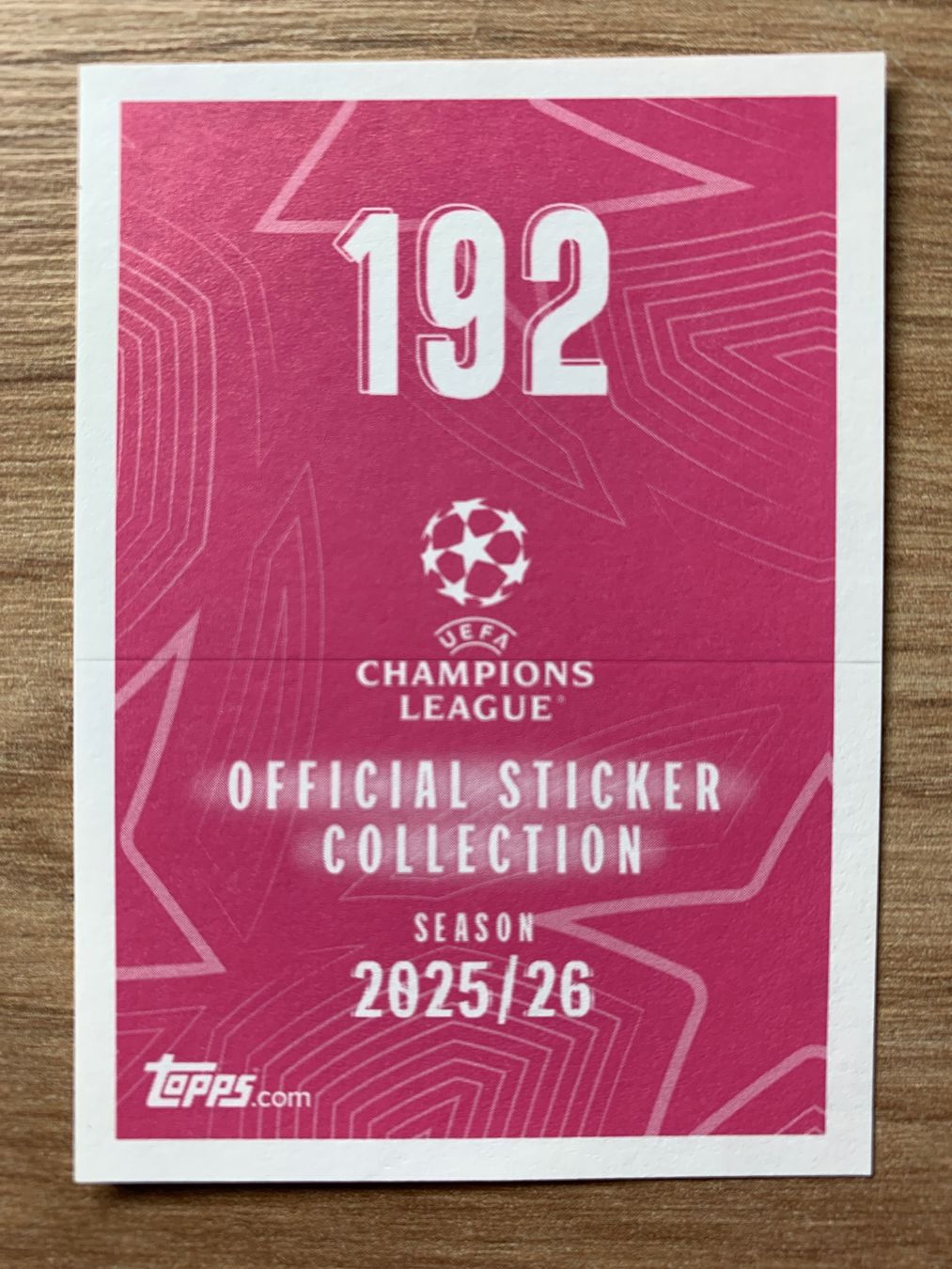 Topps Sticker: Soccer Raphinha Speedstar Sticker UCL 25/26 – Usato da Netstal venduto da Clutch79Cardz 1