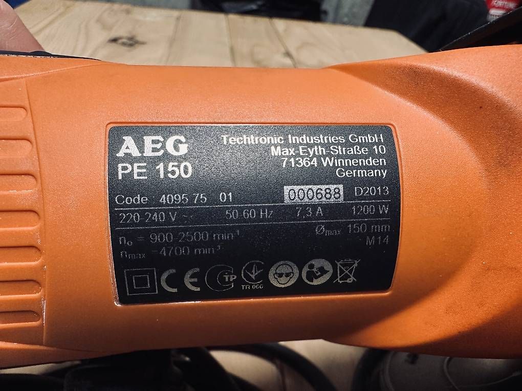 Toutes les machines: Profi Poliermaschine AEG – D'occasion à Burgdorf par NoQuestions 3