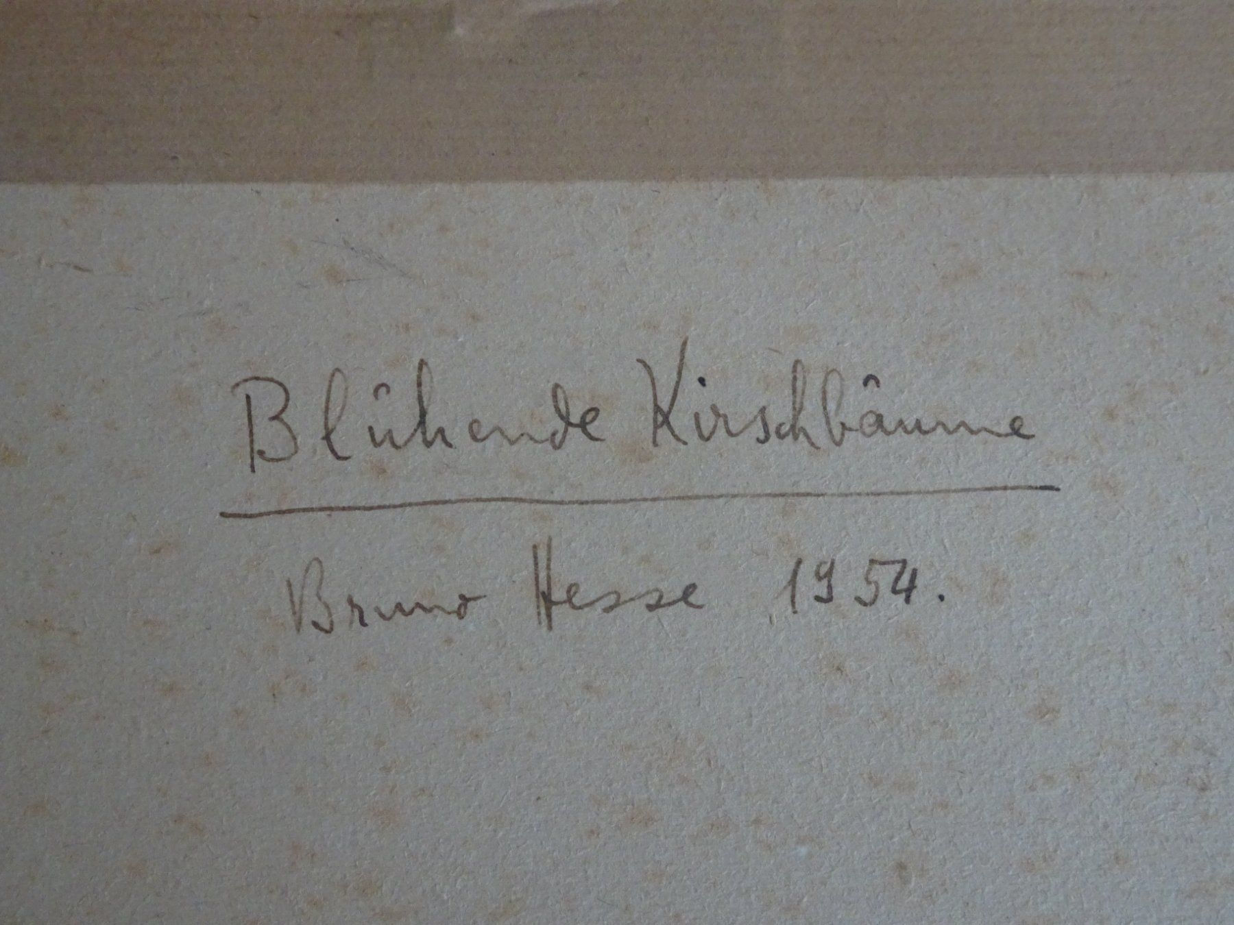 Dipinti: ** Bruno Hesse Aquarell ** Bild Gemälde schweizer Kunst – Usato da Goldswil b. Interlaken venduto da troedlermarkt-goldsw 7