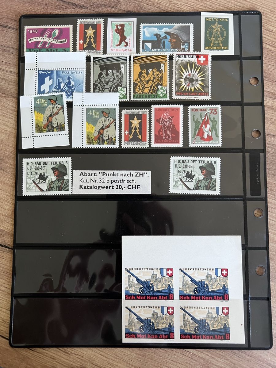 Tutti i francobolli: Posten Soldatenmarken Schweiz – Usato da Braunau venduto da Desil2511 4