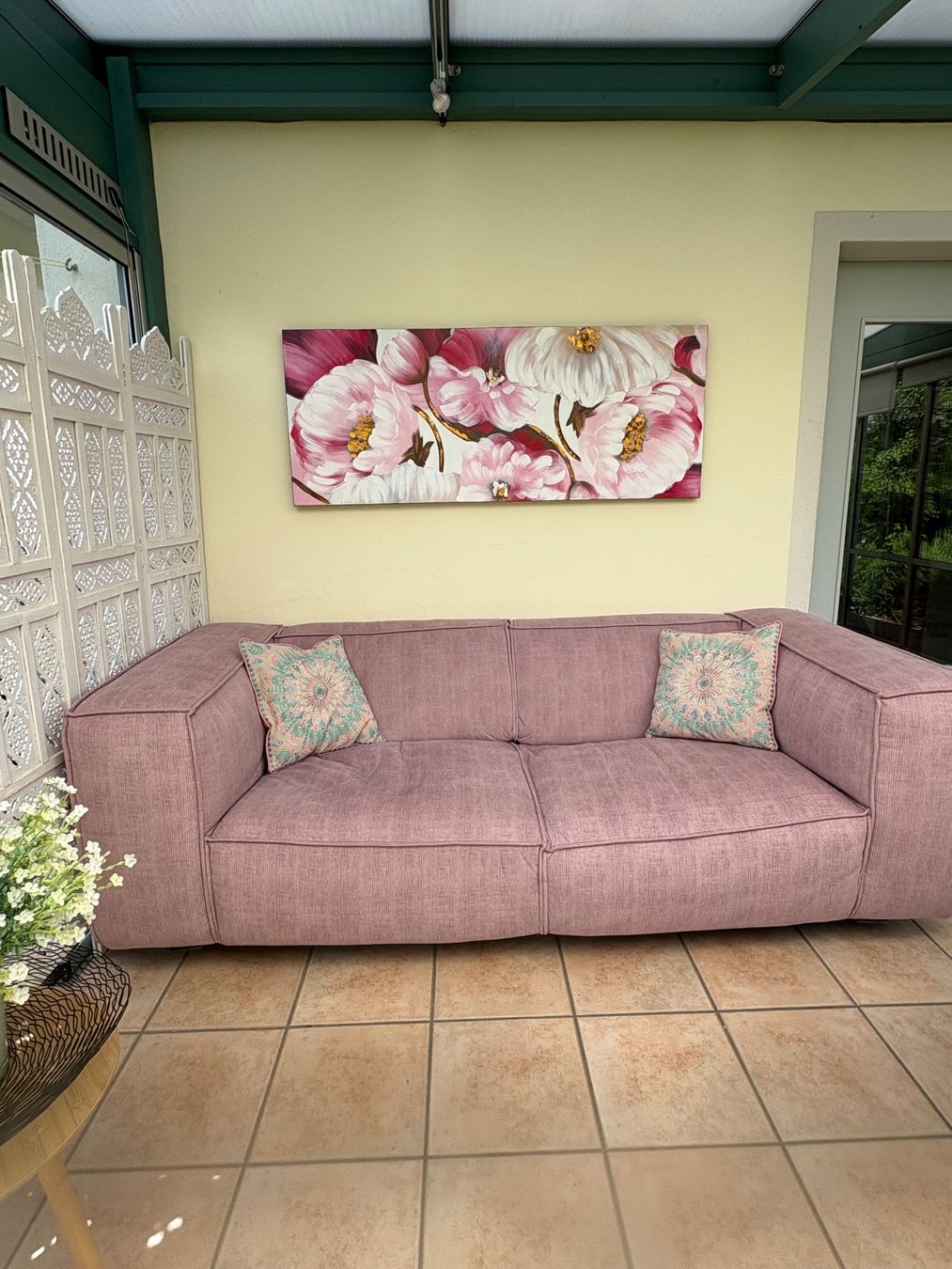 Pfister Divani: Altrosa Manchester Sofa – Usato da Meisterschwanden venduto da sonnenschein074