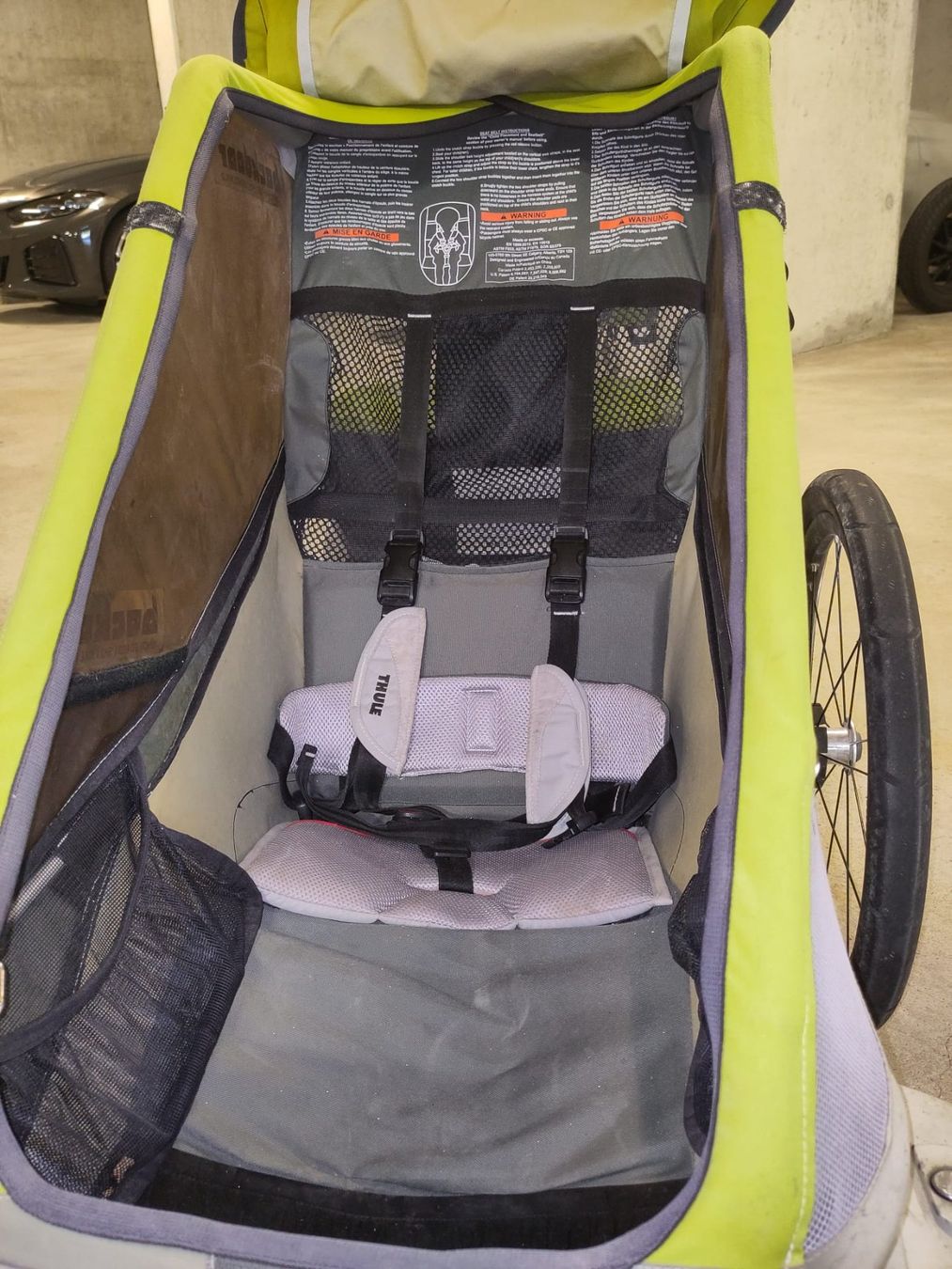 Thule Rimorchi: Thule Chariot Cougar 1 Einsitzer – Usato da Buchs ZH venduto da GRES667 4