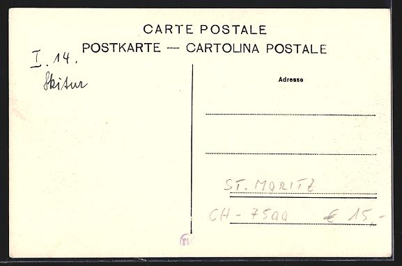 Cartes postales: Chasellas /Ober-Engadin, Panorama mit Pi – D'occasion à Berlin par bartko-reher 1