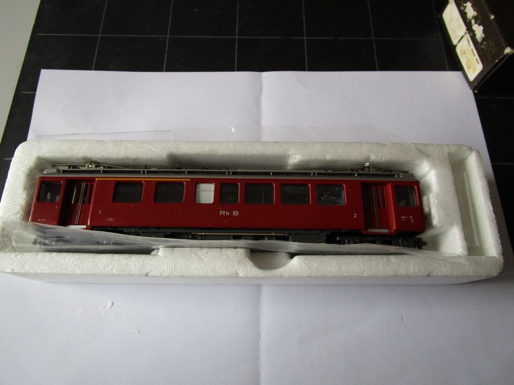 Bemo locomotive RhB ABe 4/4 501 avec OVP occ | Kaufen auf Ricardo