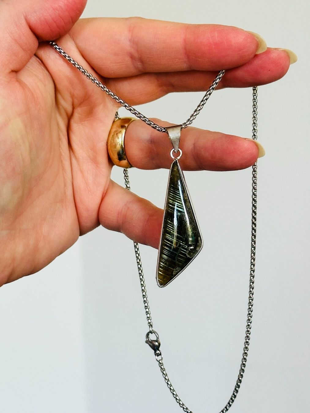 Catenine: Labradorite Gemstone Handmade Jewelry necklace – Nuovo e nell'imballaggio originale da Genève venduto da AGBERG 5