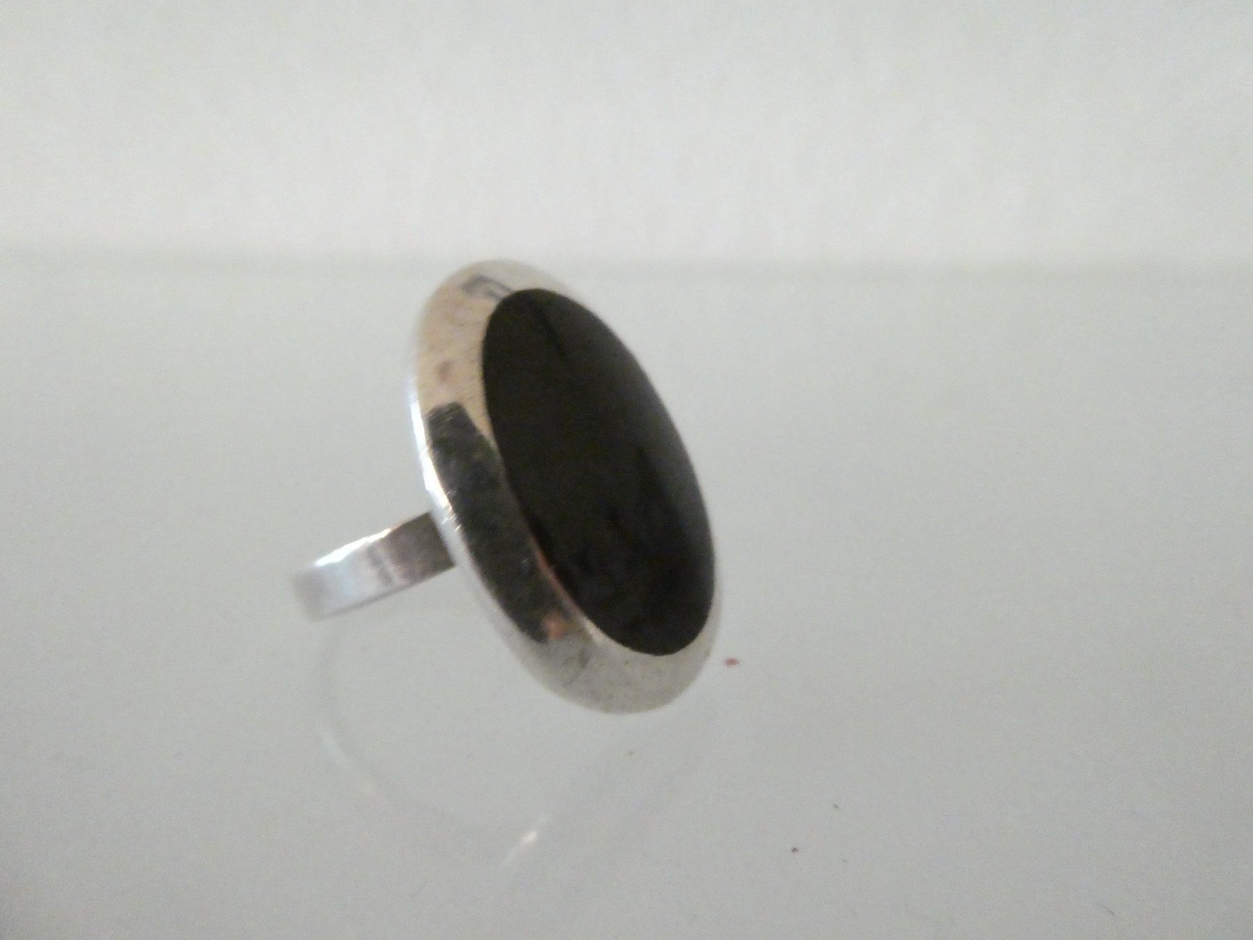 Anelli: Silberring 925 mit Onyx Gr. 53 (16.9mm) – Nuovo (secondo la descrizione) da Gattikon venduto da kaandooh 1