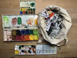 Farben für Auqaurelle und Guache
