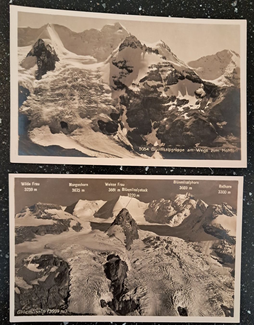 Cartoline postali: 2 AK BLüEMLISALP – Usato da Ponto Valentino venduto da giorgia06