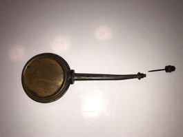 ölfläschchen antik aus metall mit schraubverschluss