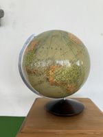 Ancien globe terrestre / mappemonde Columbus Berlin DR Neuse