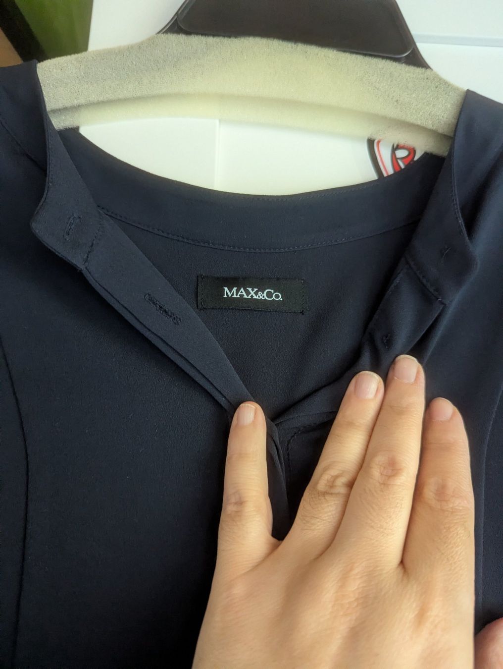 Chemisiers: Max&Co Bluse, Gr. 38, marineblau ... – D'occasion à Zollikon par Mikifare 1