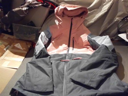 Jacke Grösse 34, Snow Tech, rosa/grau/bl