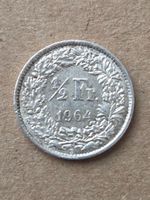 50 Rappen 1964 Schweizer Münze Silber