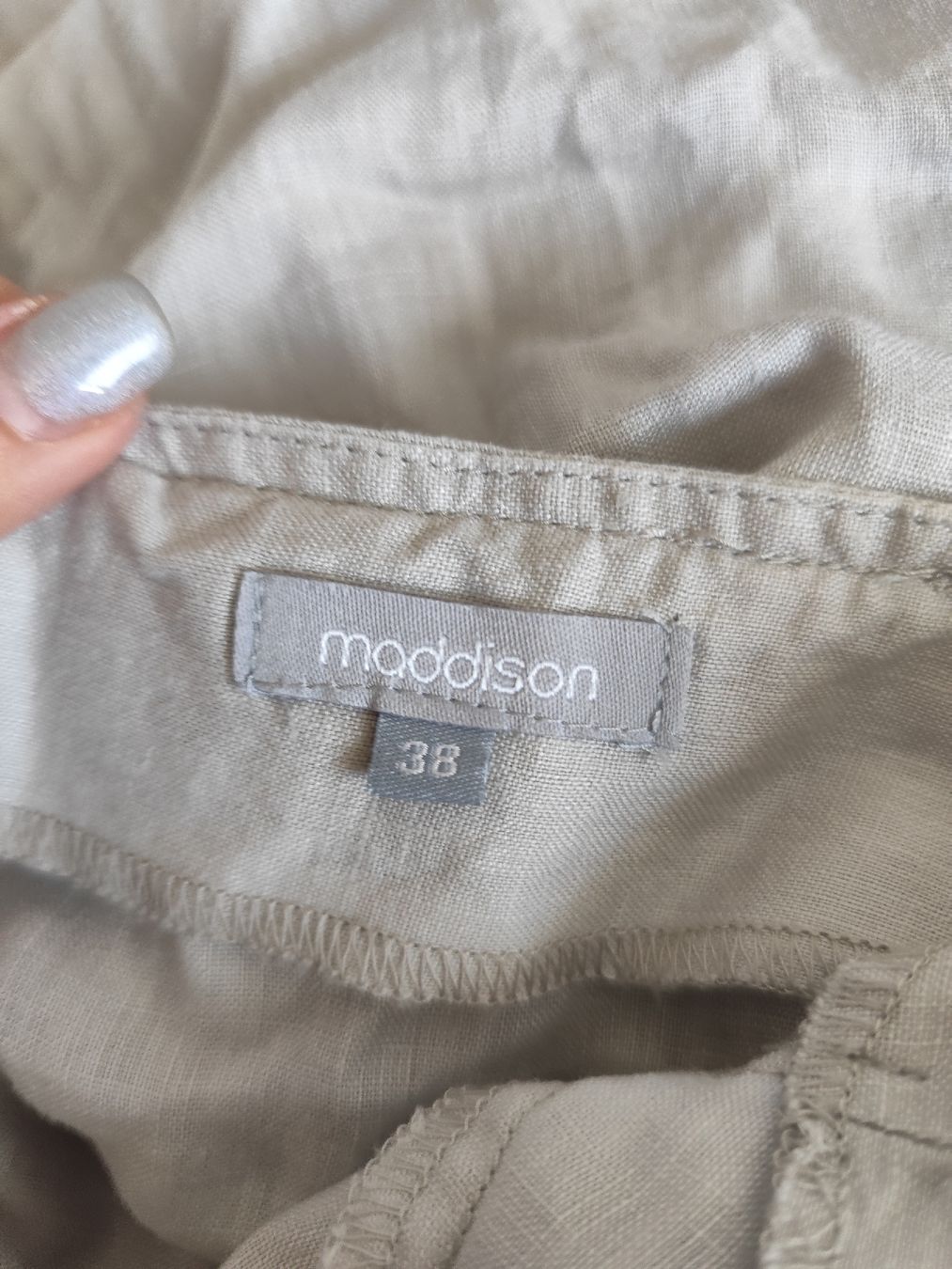 Top: Maddison Linen leinen Tunic Top 38 – Usato da Mägenwil venduto da VintageGirly 5