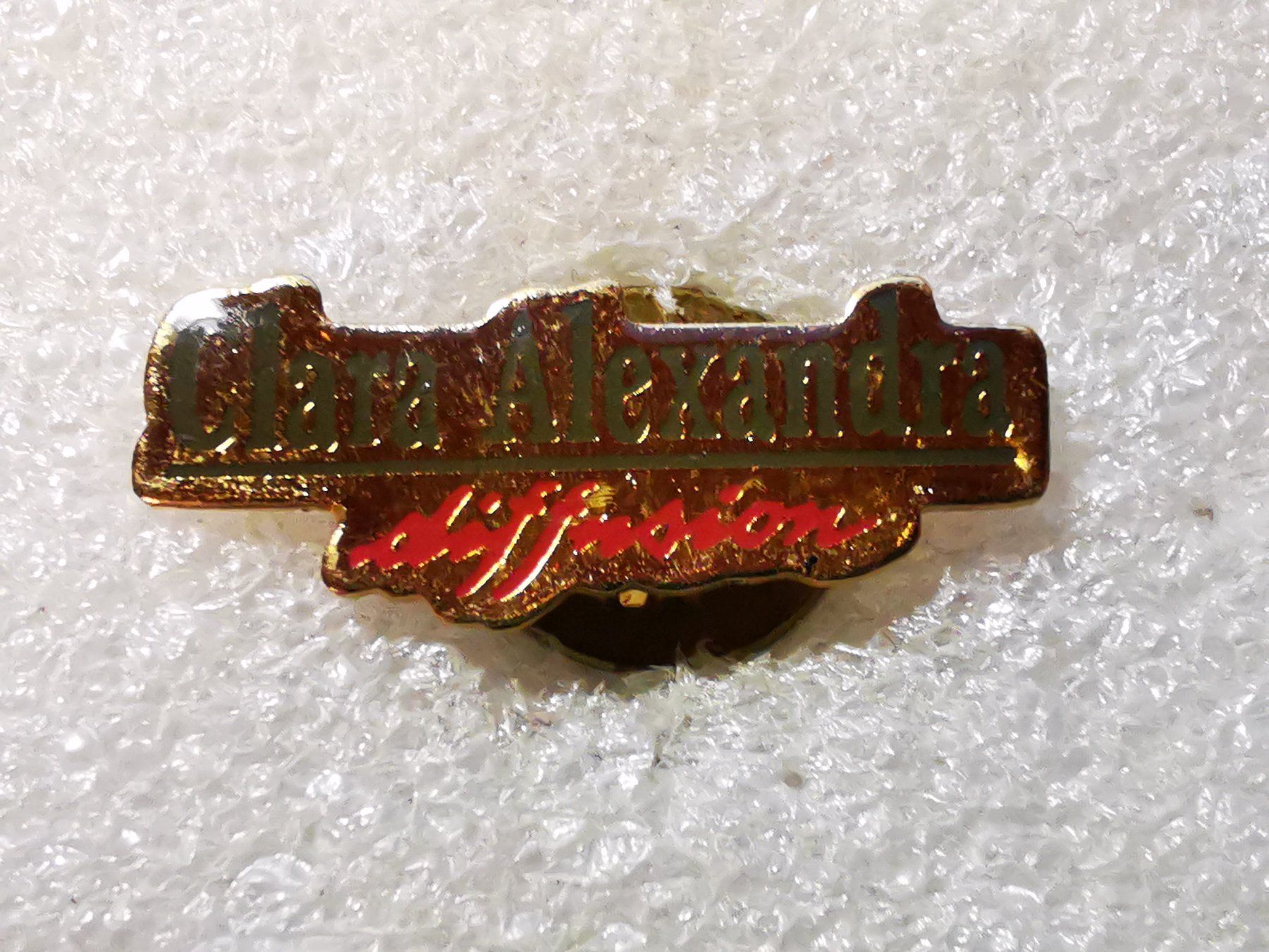 Placchette & Badge: Ansteckpin 52: Clara Alexandra – Usato da Oppligen venduto da Pin-Fall-Shop