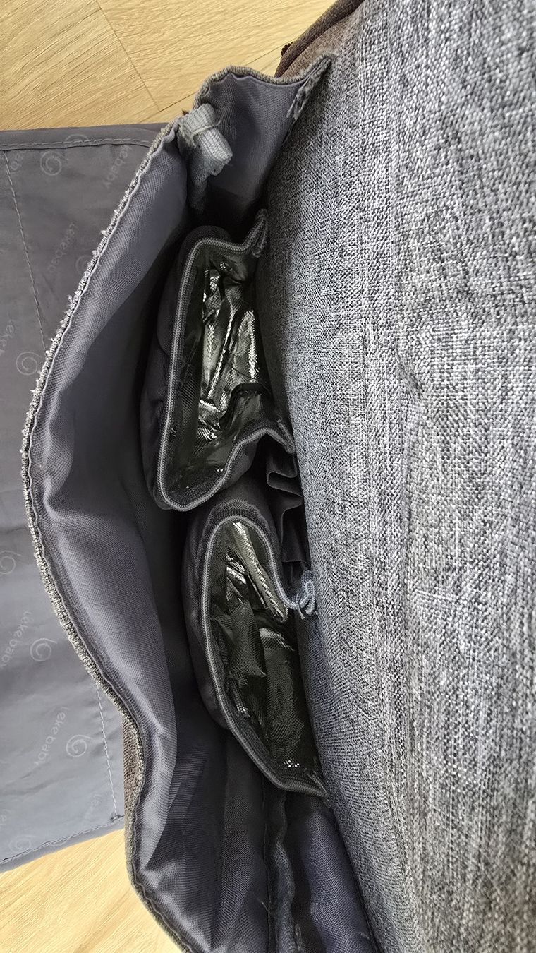 Zaini: Diaper Bag Rucksack Grey with changing mat  – Usato da Wislikofen venduto da Riko007 3