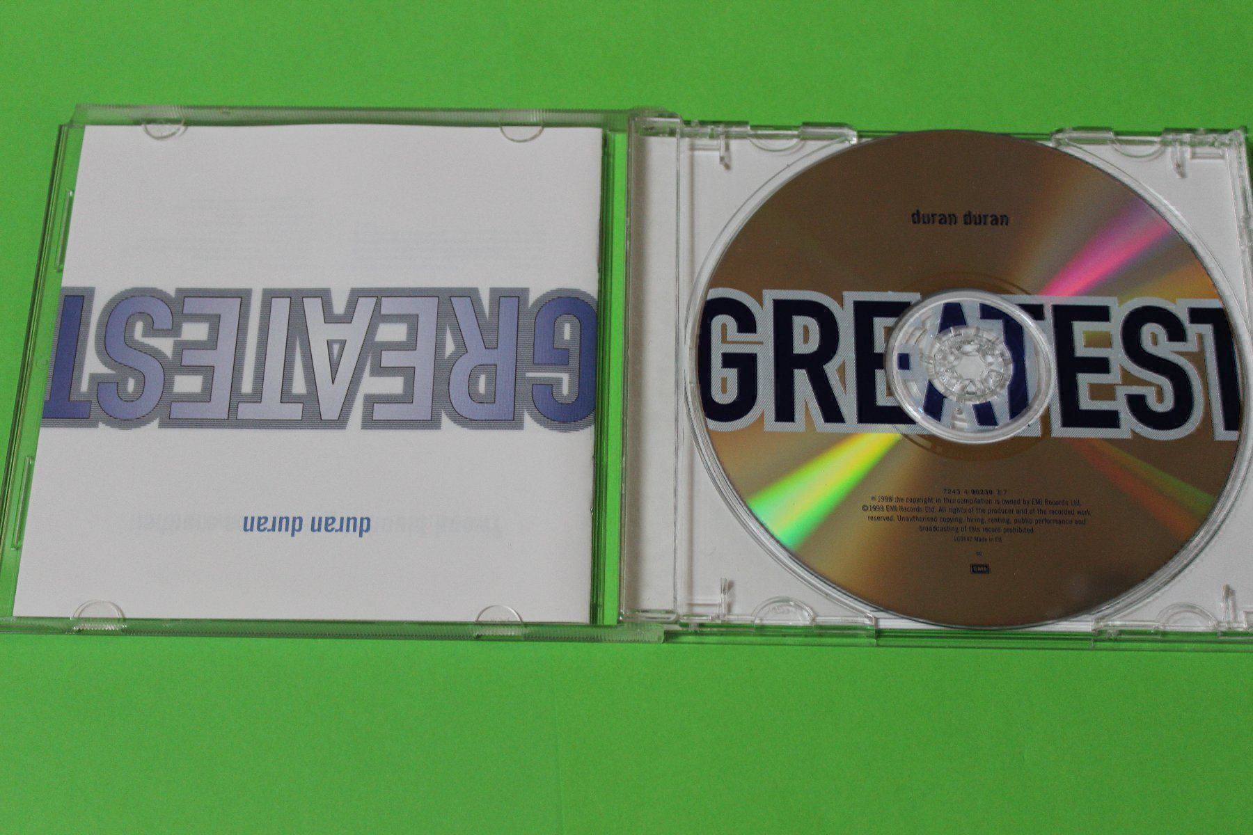CD: Duran Duran - Greatest Hits CD 1998 – Usato da Tübach venduto da JamesStone 4