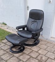 Relaxsessel Stressless mit FussHocker Leder Schwarz