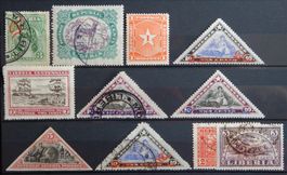 Liberia Lot mit alten Werten