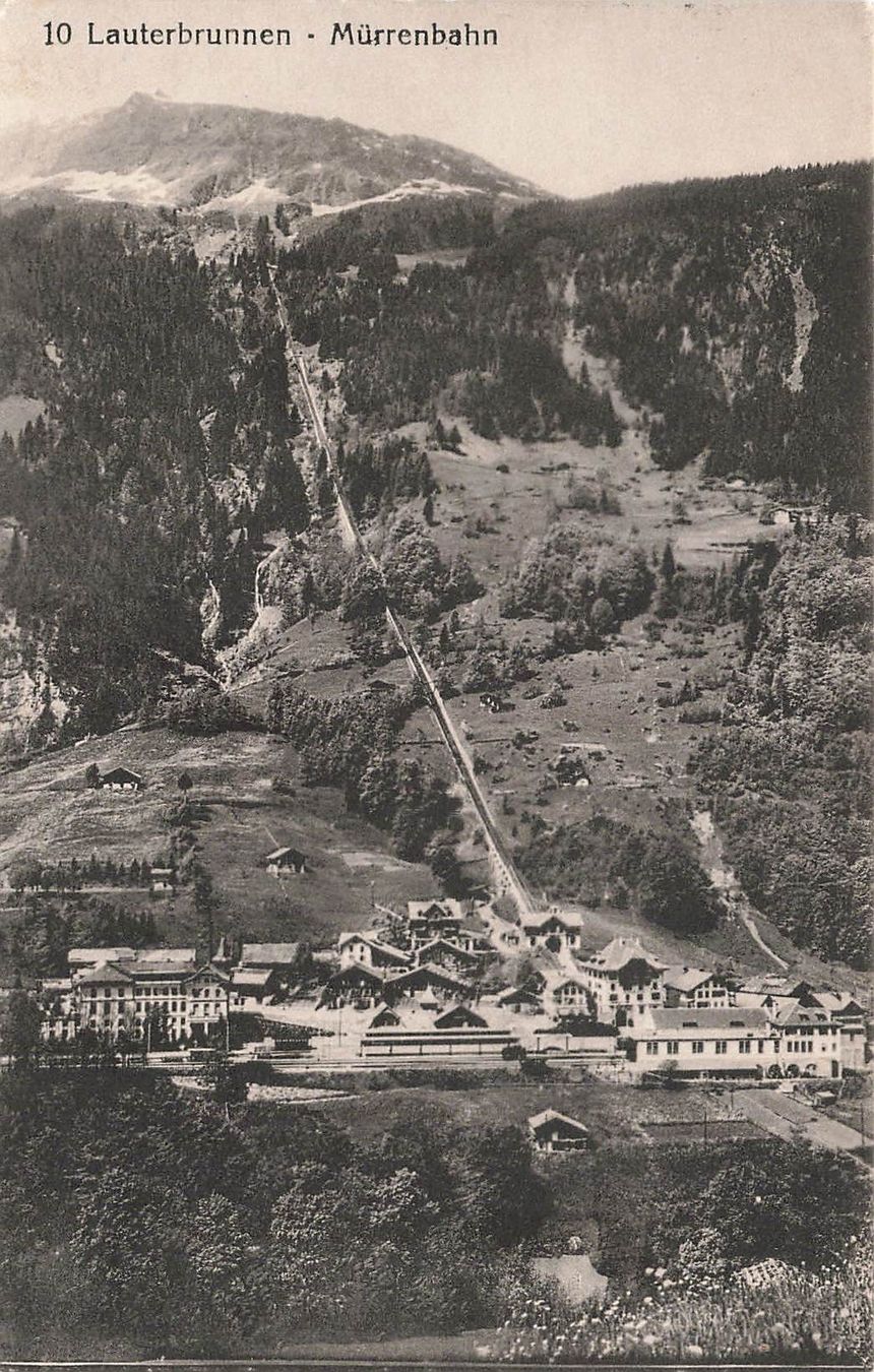 Cartoline postali: Lauterbrunnen mürrenbahn – Usato da Biasca venduto da Blenio71