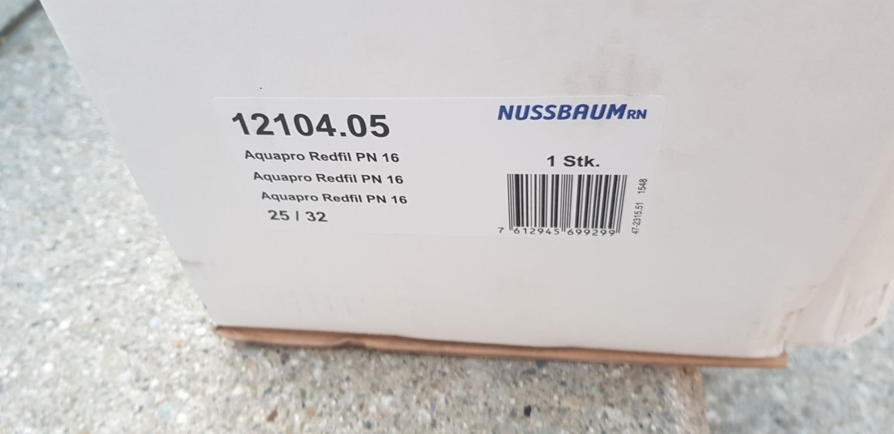 Sanitär: Nussbaum Filter mit DRV  DN25/32 mit Anschlussflansch – Neu und originalverpackt aus Waldstatt von EP1984 3