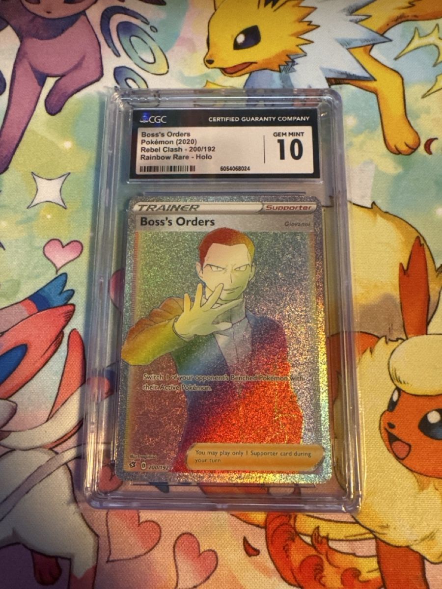 Pokémon Carte collezionabili: Carte Pokémon Boss's Orders CGC 10 Gem Mint  – Nuovo (secondo la descrizione) da Cudrefin venduto da mel_dn2c