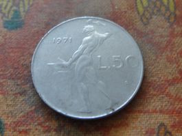 ITALIE  50  Lire  1971  (Z)