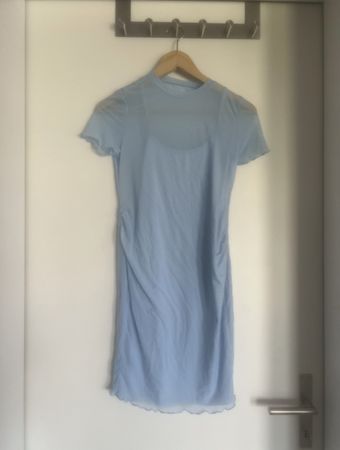 Hellblaues Schwangerschaftskleid Grösse S
