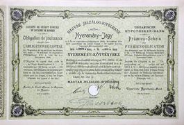 Ungarische Hypotheken-Bank, Budapest - 1920