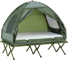 Campingzelt-Set für 2 Personen Grün