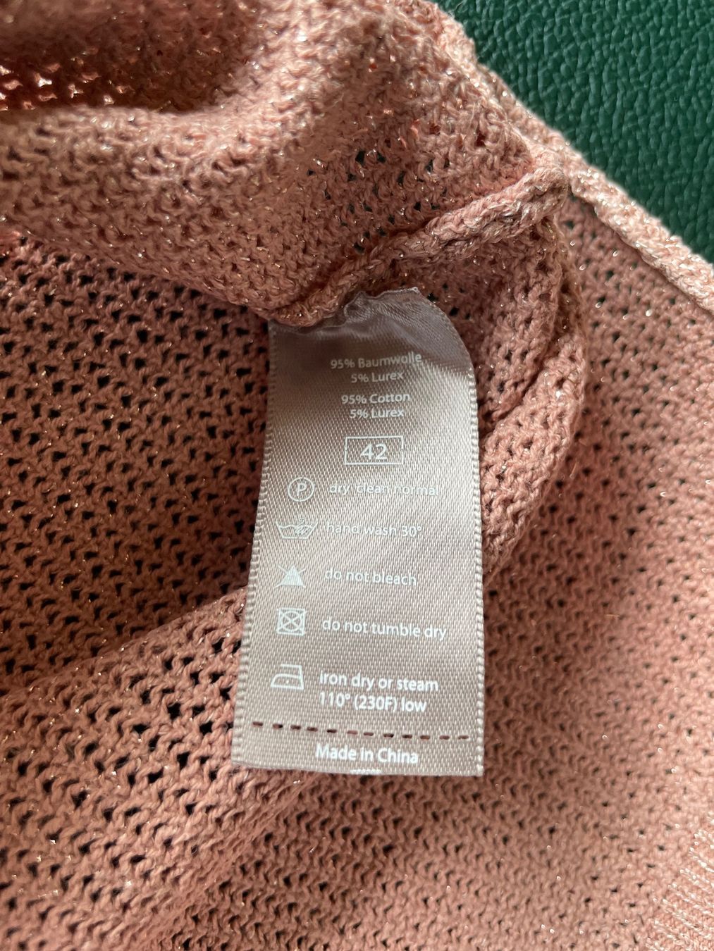Hemisphere Maglioni & Felpe: Kurzarmpullover von Hemisphere, Kupfer, Gr. 42 – Usato da Balzers venduto da Golf-Lady 2
