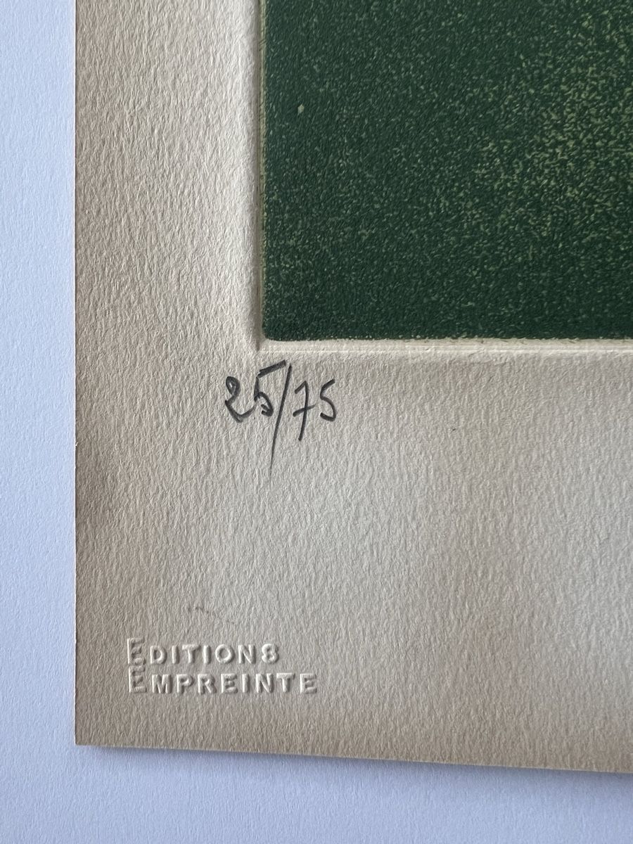 Grafica & Litografie: Bertrand Dorny, handsigniert, nummeriert – Usato da Rain venduto da Pic-Ass 3