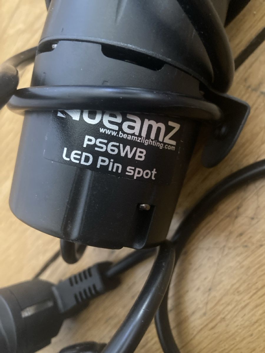 Lampen: 2x BeamZ PS6WB LED Pin spots 6W – Gebraucht aus Zürich von selectionboutique 2