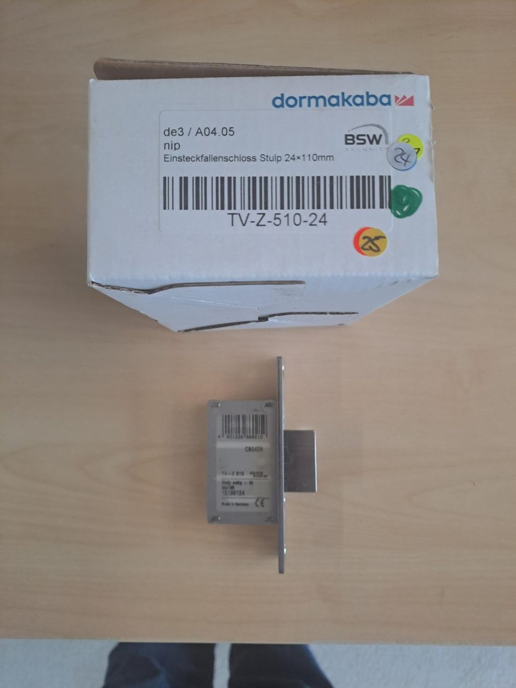 Dormakaba Lucchetti: dormakaba Einsteckfallenschloss TV-Z 510 – Nuovo (secondo la descrizione) da Muttenz venduto da Convergint-Schweiz