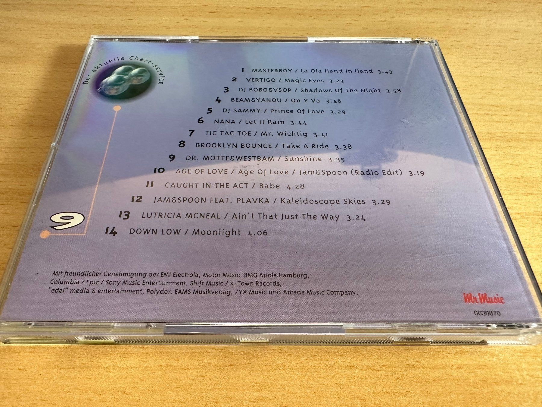CD: Various – Chart Hits Vol. 9 – Usato da Rikon im Tösstal venduto da Alpenmutz 1