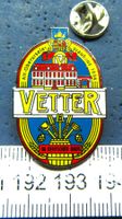 VETTER BIER PIN ENAMEL BRAUHAUS 1994