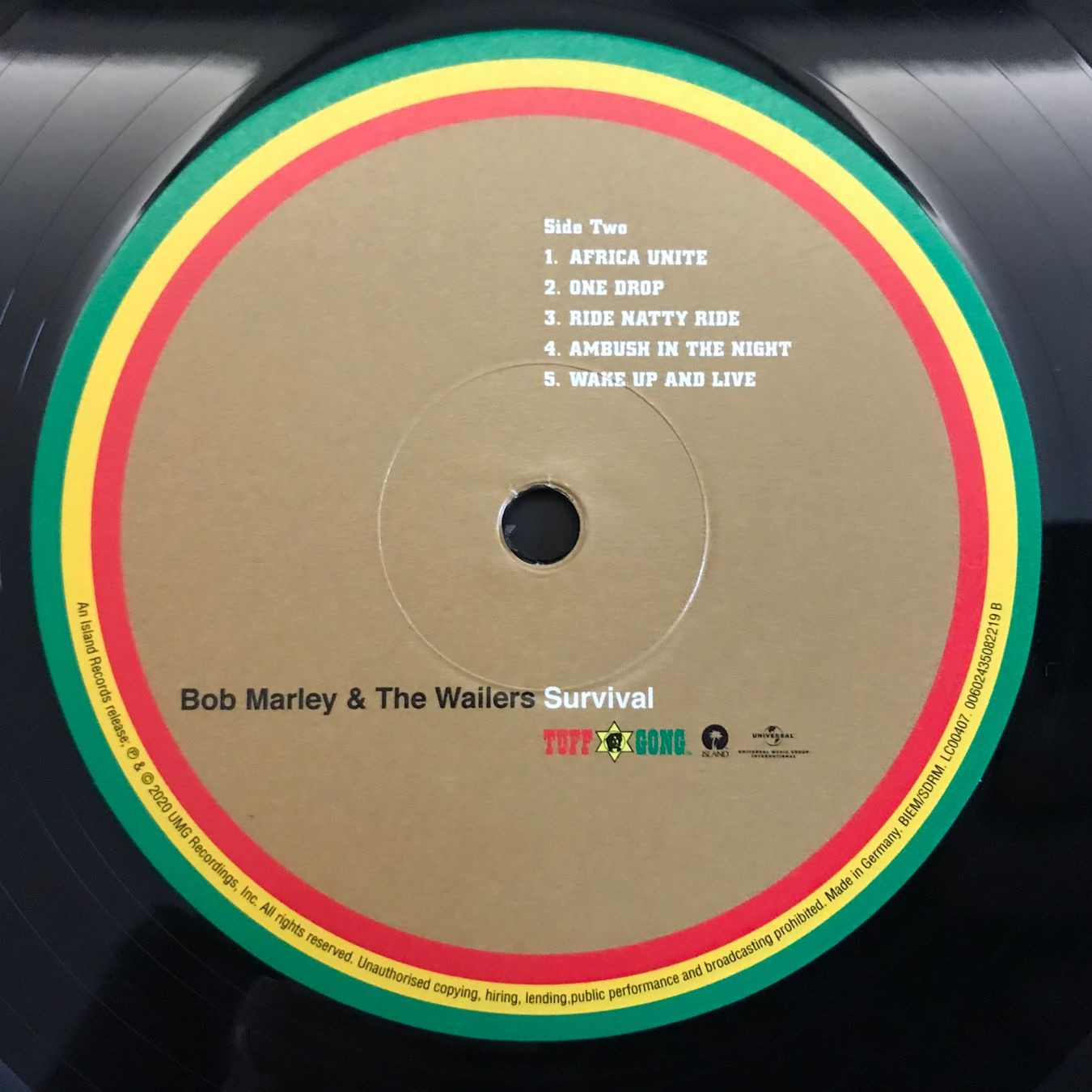 Schallplatten: Bob Marley & the Wailers - Survival – Gebraucht aus Aesch BL von BlueMusicRecords 5