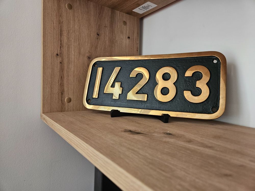 Ce 6/8 II Lock-Nummer 14283 Krokodil NUMMERNSCHILD (Gebraucht) in ...