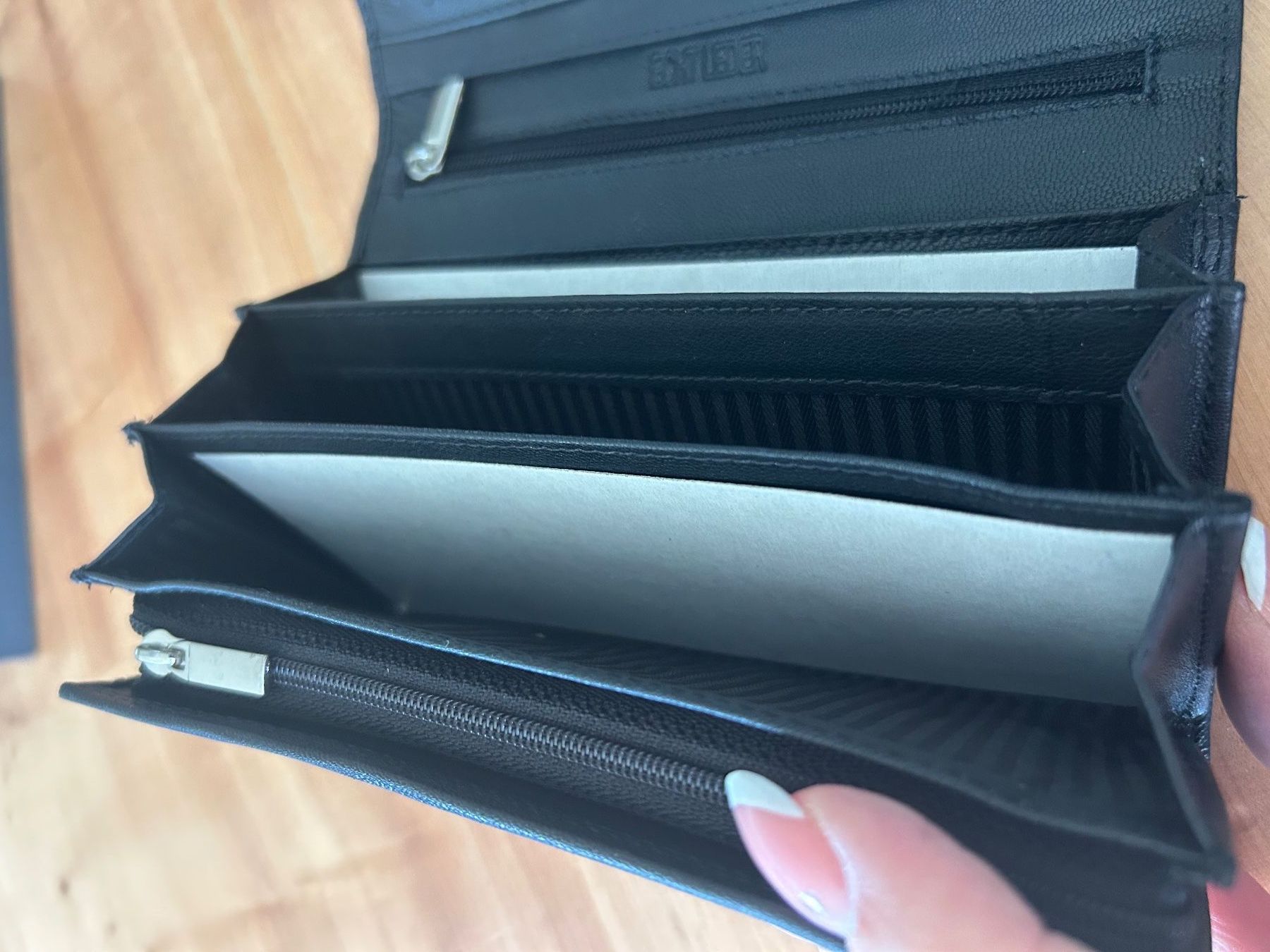 Portemonnaie: Geldbörse Leder Schwarz  Neu – Neu und originalverpackt aus Kaltbrunn von lagone1 2