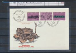 1983 "Eisenbahn - Modellbautage, Luzern", Sonderstempel