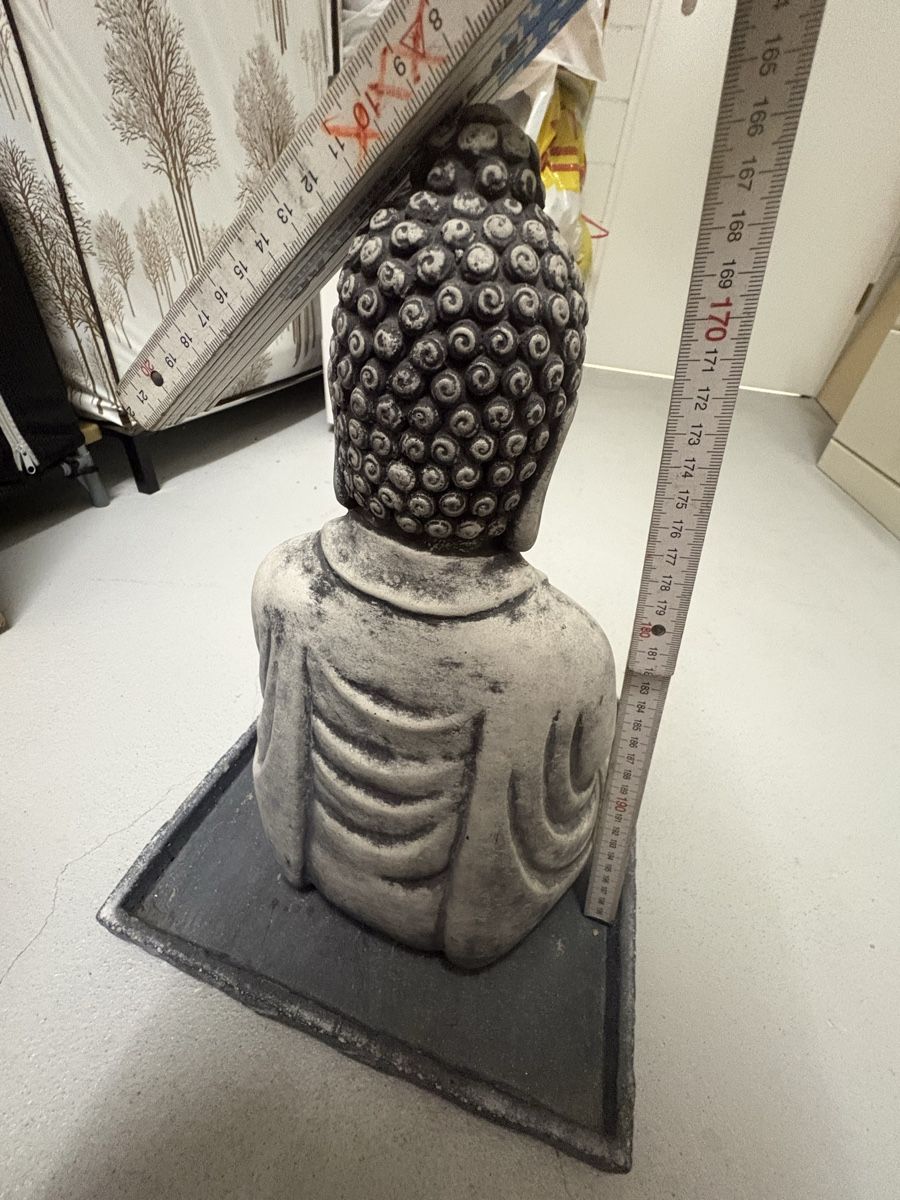 Tutte le decorazioni: Dekofigur Buddha Steinoptik H: ca. 28 cm – Usato da Neuenhof venduto da Himmel2 3