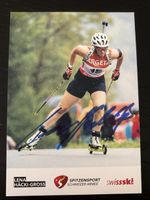 Lena Häcki-Gross Autogrammkarte, Original Unterschrift!