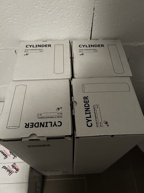 4x Grosse Vase IKEA 68cm Klarglas (Cylinder) Kaufen auf Ricardo