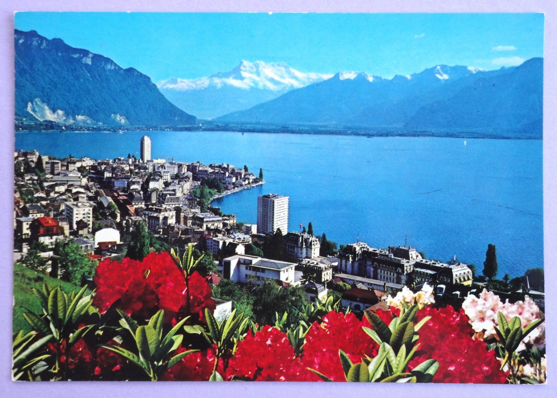 Ansichtskarten: Montreux - Vue générale – Gebraucht aus Fétigny von Billy2miny