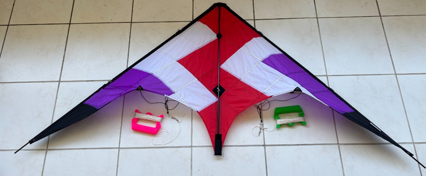 Kite: Flugdrache - Delta Lenkdrache - 170 x 82 cm – Gebraucht aus Rheinfelden von sabine0101 2